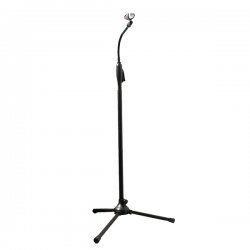 PROFICON SOUND MIC STAND 3 black οικονομική ρυθμιζόμενη βάση δαπέδου μικροφώνου με σπιράλ λεπτή σχεδίαση εξαιρετικής ποιότητας με μεγάλη σταθερότητα